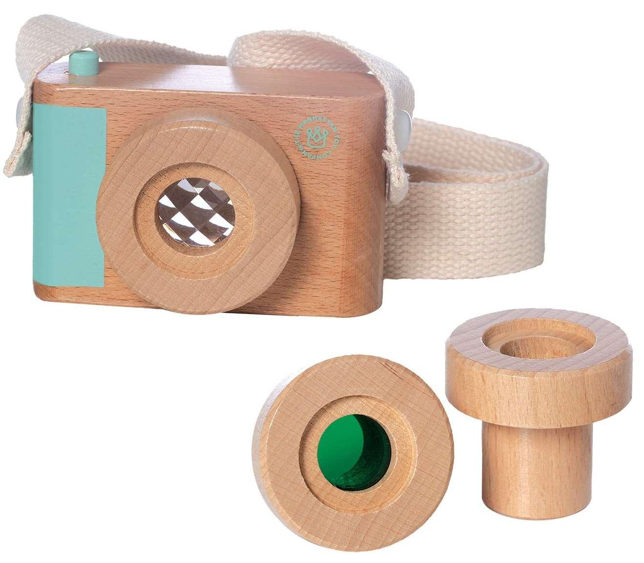 Manhattan Toy: drewniany aparat fotograficzny Natural Historian Camera - Noski Noski