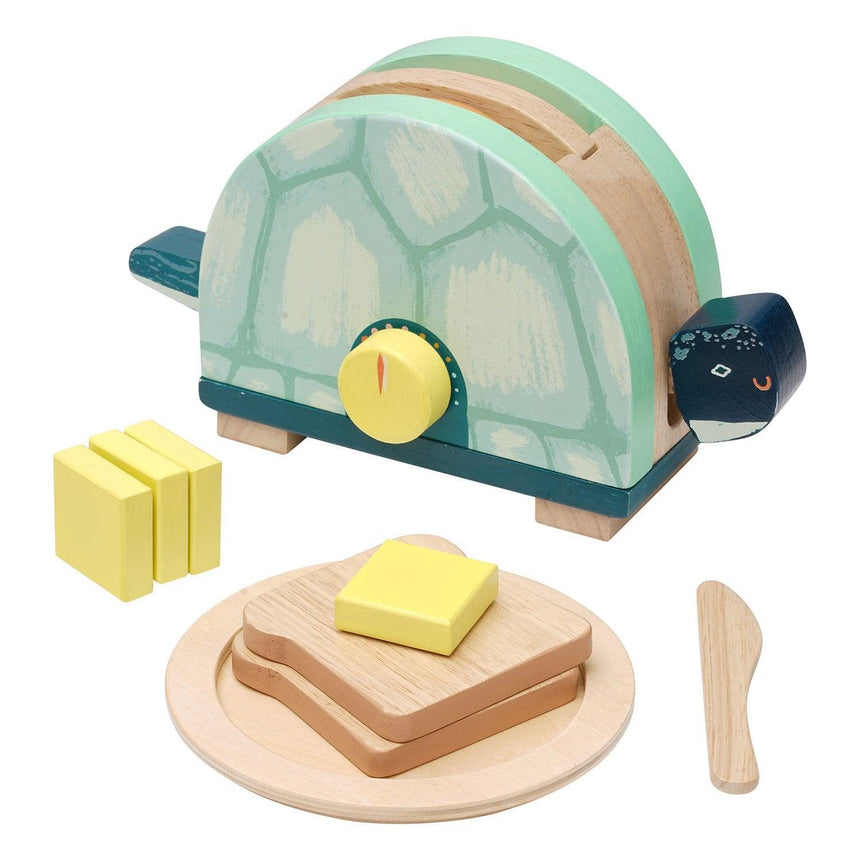 Manhattan Toy: drewniany toster żółw Toasty Turtle - Noski Noski
