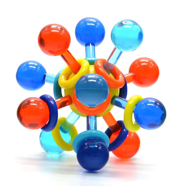 Manhattan Toy: gryzak Atom Teether Transparent - Noski Noski