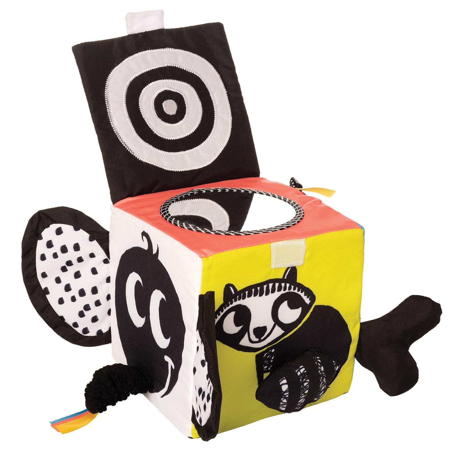 Manhattan Toy: kontrastowa kostka dla niemowląt Wimmer-Ferguson Learning Cube - Noski Noski
