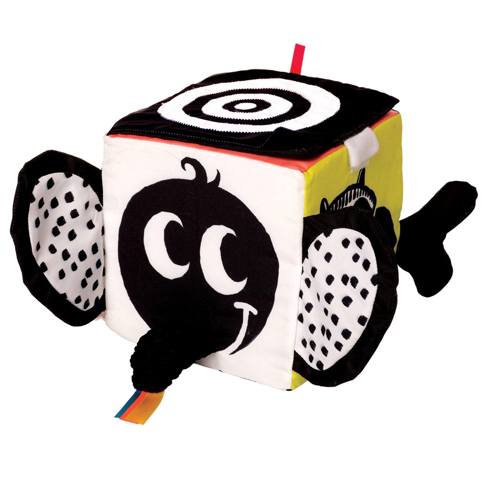 Manhattan Toy: kontrastowa kostka dla niemowląt Wimmer-Ferguson Learning Cube - Noski Noski