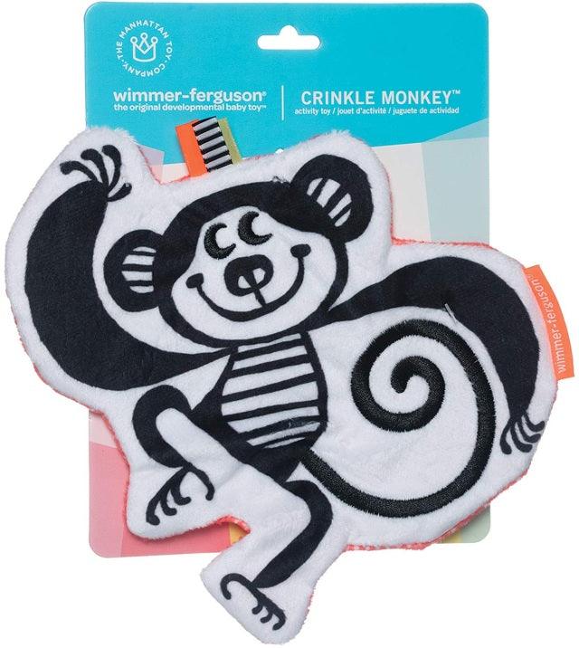 Manhattan Toy: kontrastowy szeleścik małpka Wimmer Ferguson - Noski Noski