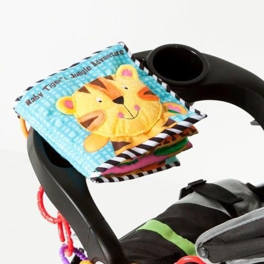 Manhattan Toy: miękka książeczka aktywnościowa Baby Tiger's Jungle Adventure - Noski Noski