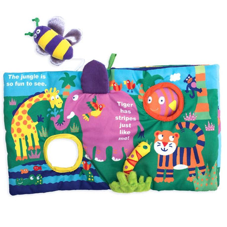 Manhattan Toy: miękka książeczka aktywnościowa Przygody Pszczółki - Noski Noski