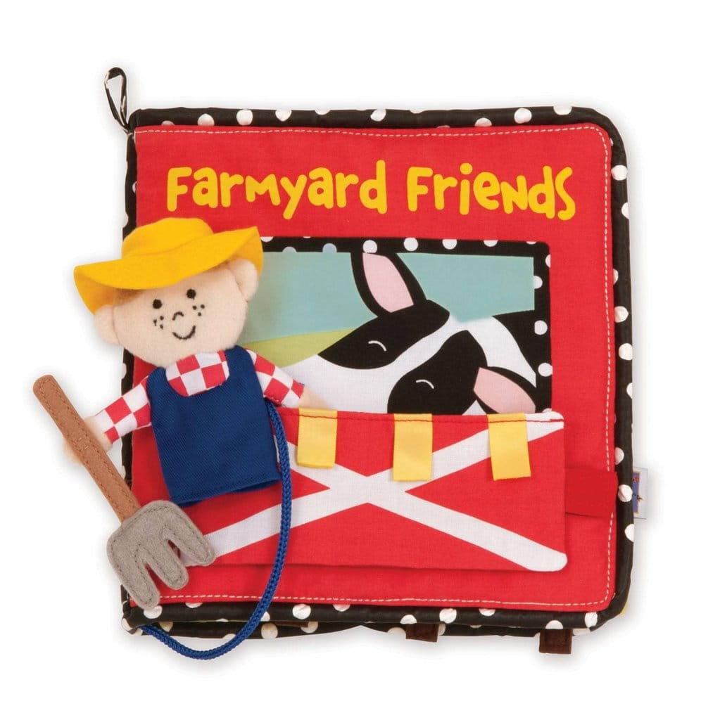 Manhattan Toy: miękka książeczka aktywnościowa Przyjaciele z Farmy - Noski Noski