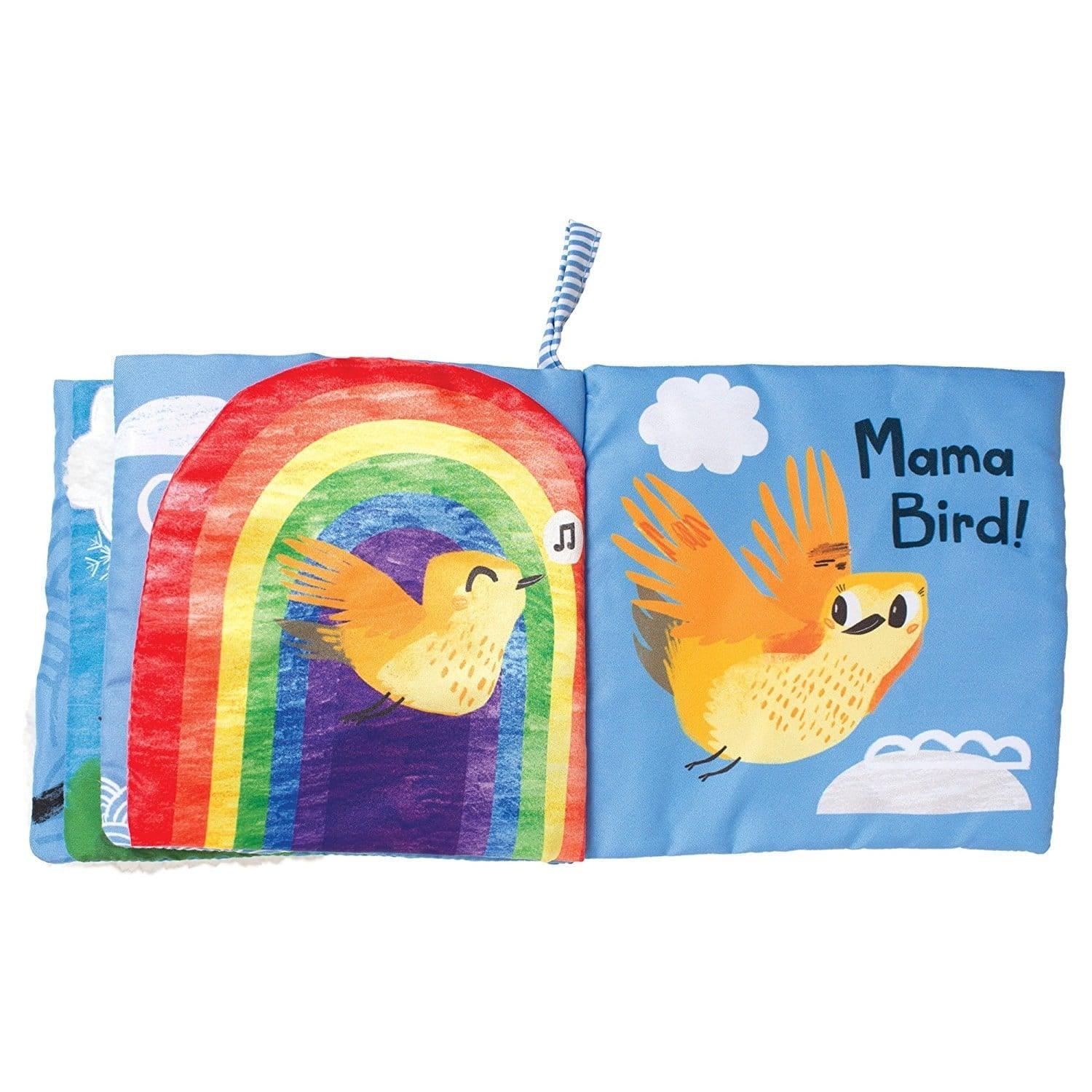 Manhattan Toy: miękka książeczka aktywnościowa ptaszek Baby Bird - Noski Noski