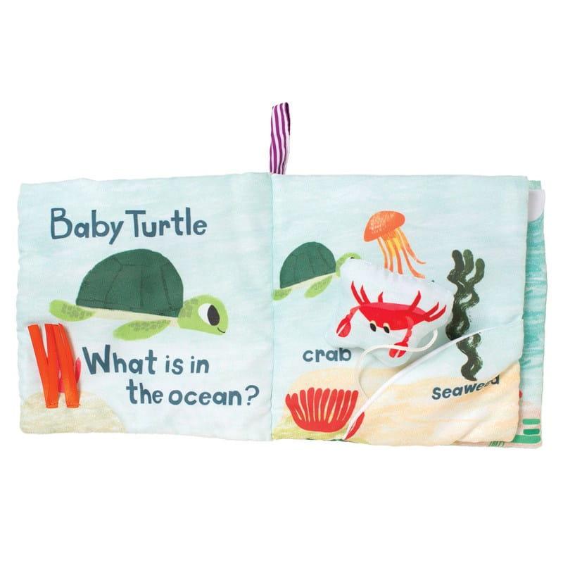 Manhattan Toy: miękka książeczka aktywnościowa żółwik Baby Turtle - Noski Noski
