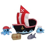 Manhattan Toy: neoprenowy statek piratów do kąpieli Pirate Ship - Noski Noski