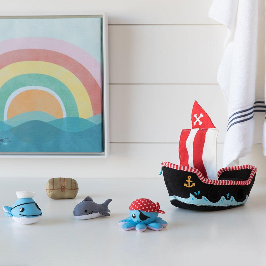 Manhattan Toy: neoprenowy statek piratów do kąpieli Pirate Ship - Noski Noski