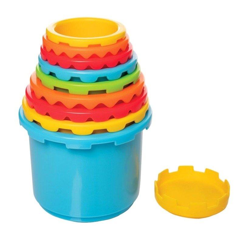 Manhattan Toy: piramida z kubków Stack & Smash Cups - Noski Noski