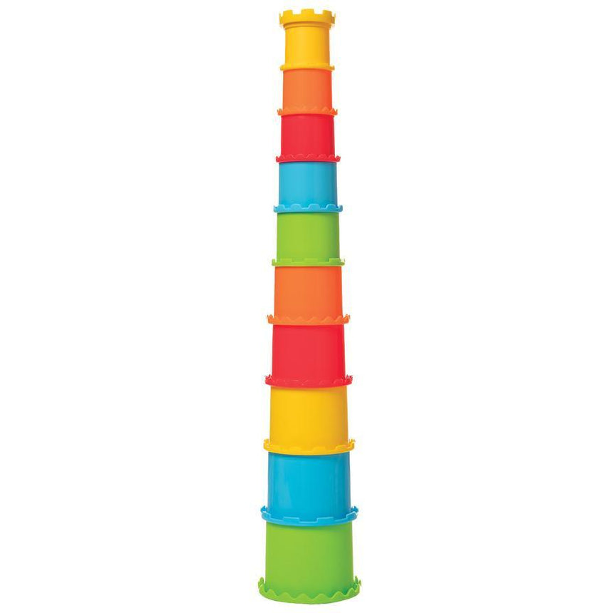 Manhattan Toy: piramida z kubków Stack & Smash Cups - Noski Noski