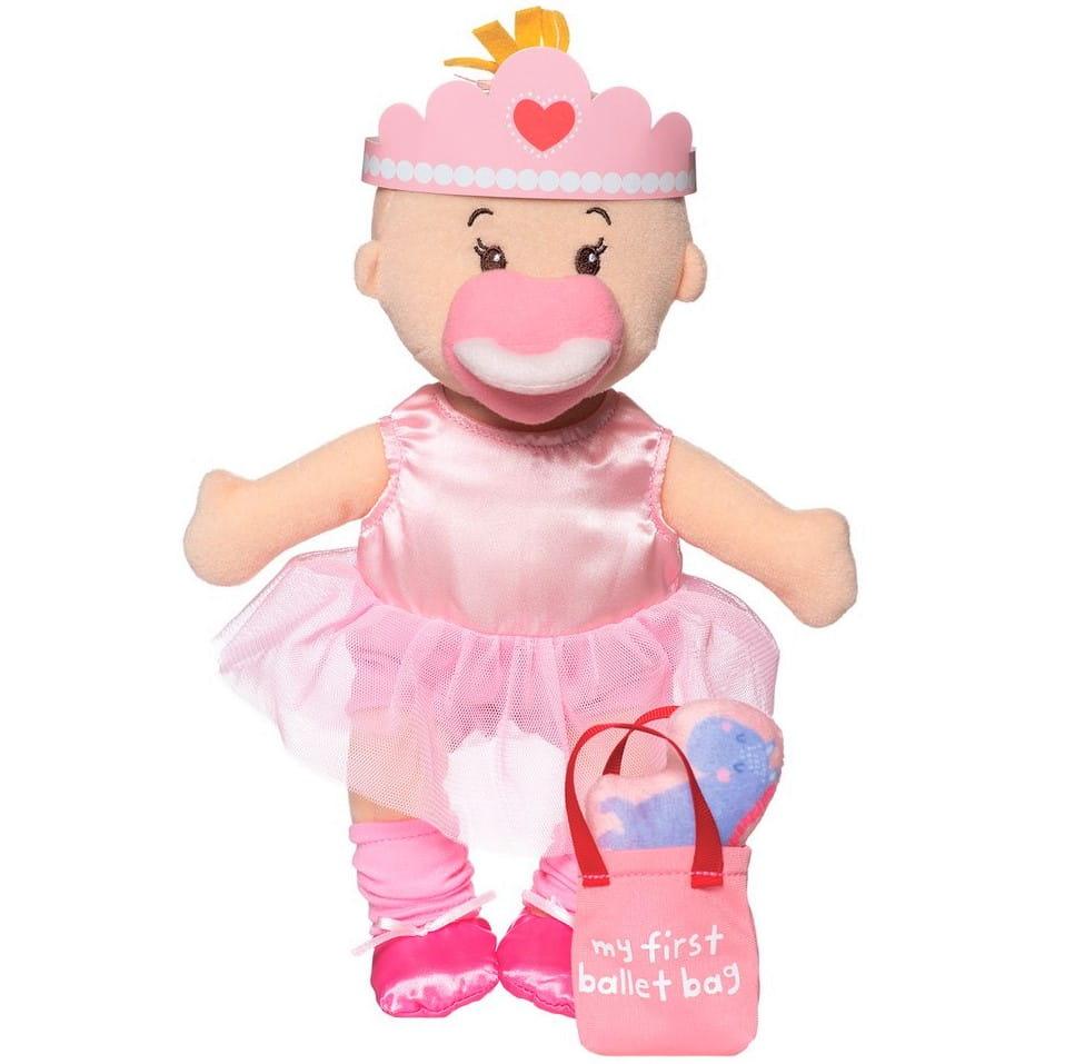 Pluszowa lalka baletnica Wee Baby Stella od Manhattan Toy - idealna maskotka, pluszak dla małej tancerki.