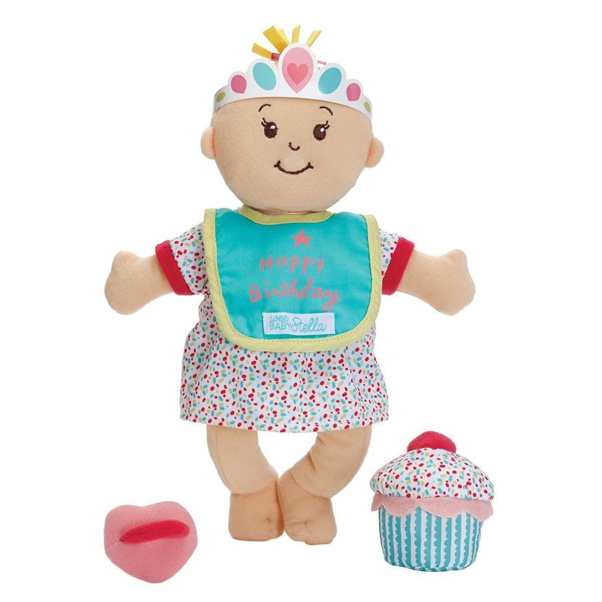 Manhattan Toy: pluszowa lalka pachnąca zestaw urodzinowy Wee Baby Stella - Noski Noski