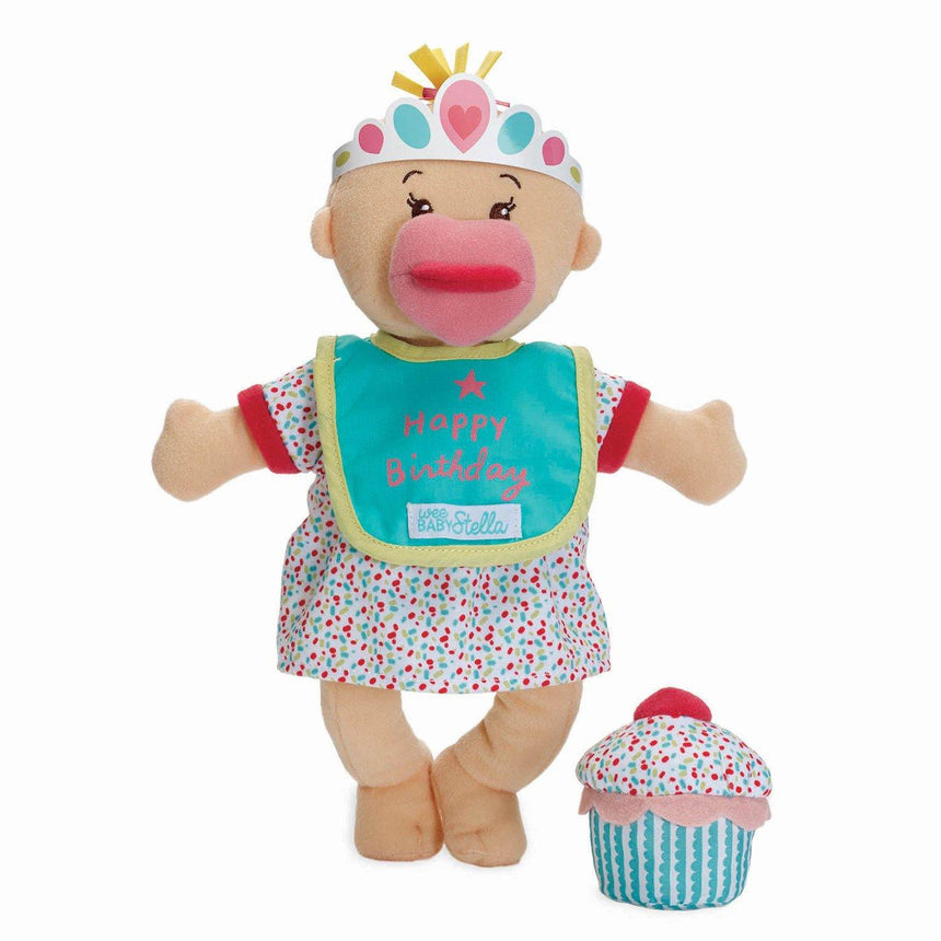 Manhattan Toy: pluszowa lalka pachnąca zestaw urodzinowy Wee Baby Stella - Noski Noski