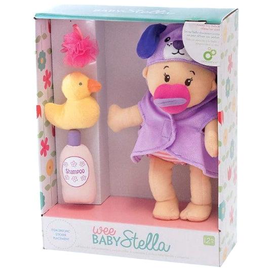 Manhattan Toy: pluszowa lalka w kąpieli Wee Baby Stella - Noski Noski