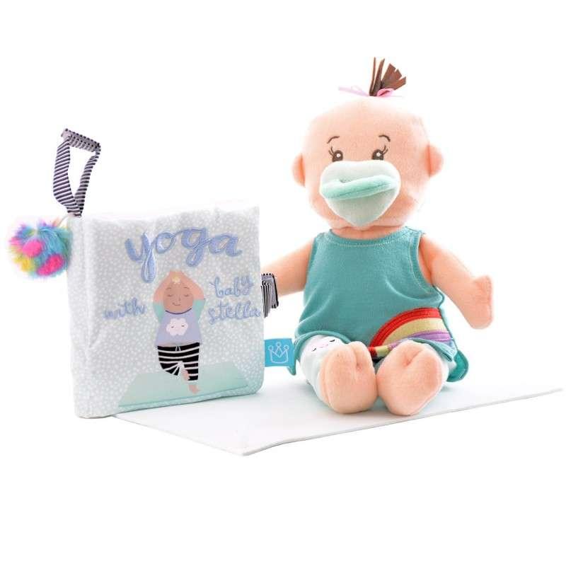 Manhattan Toy: pluszowa lalka zestaw Yoga Wee Baby Stella - Noski Noski