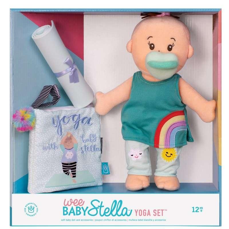 Manhattan Toy: pluszowa lalka zestaw Yoga Wee Baby Stella - Noski Noski