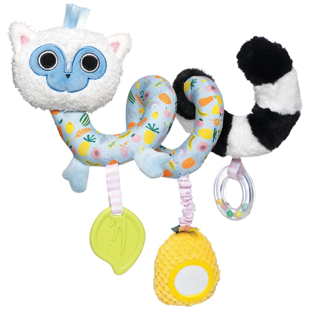 Manhattan Toy: pluszowa spirala Fruity Paws Lemur - Noski Noski