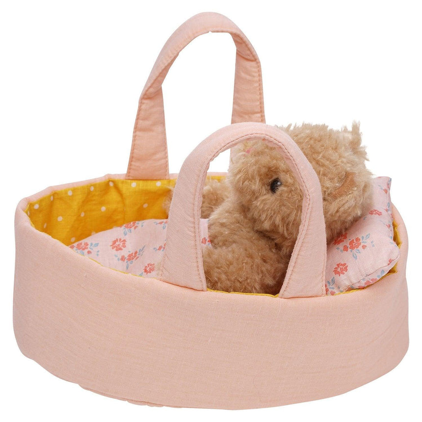 Manhattan Toy: przytulanka miś w nosidełku Moppettes Bea Bear - Noski Noski