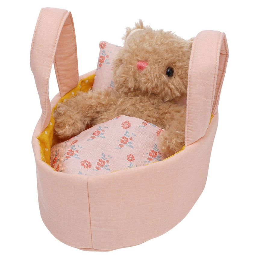 Manhattan Toy: przytulanka miś w nosidełku Moppettes Bea Bear - Noski Noski