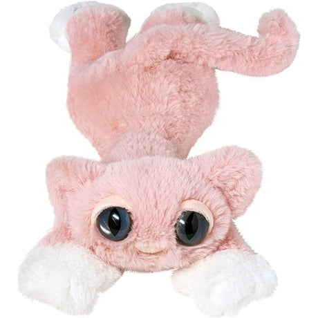 Różowy kotek zabawka Manhattan Toy Lanky Cat to aksamitna, dłuższa maskotka z wielkimi oczami i obciążonymi łapkami.
