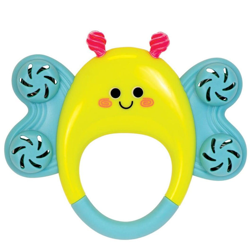 Manhattan Toy: tamburyn dla niemowląt Butterfly Tambourine - Noski Noski