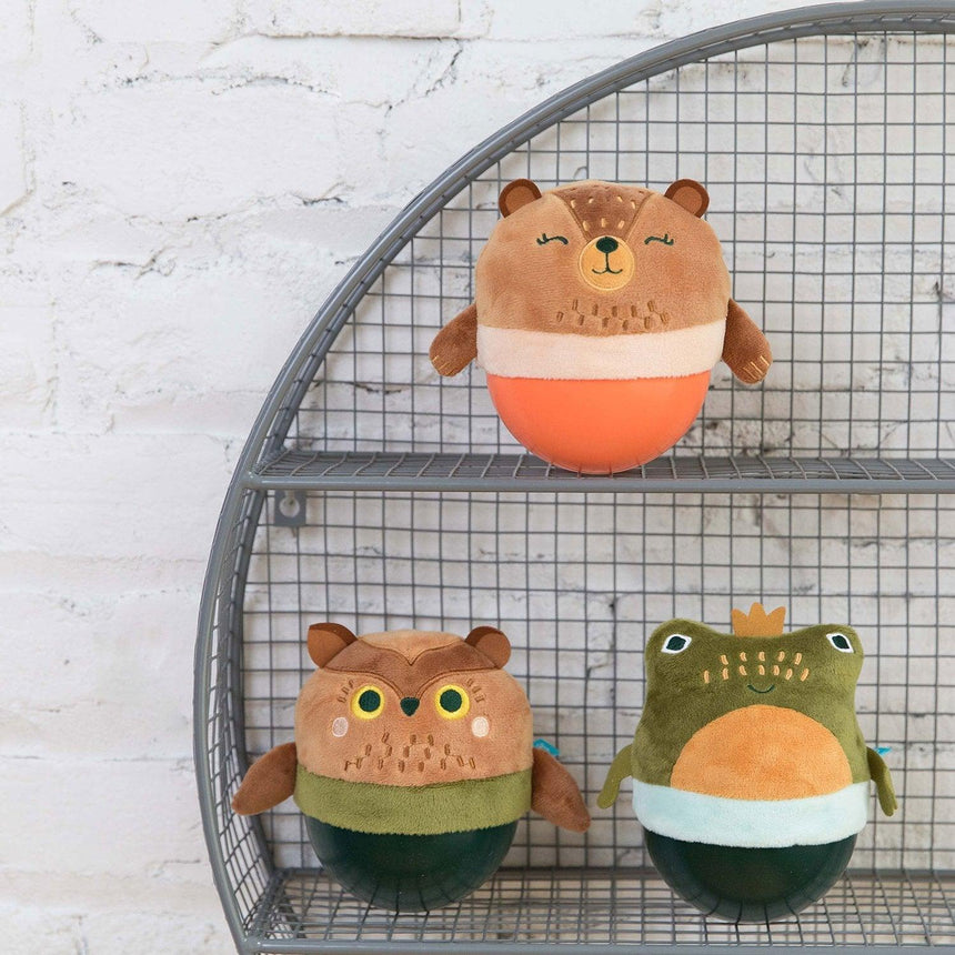 Manhattan Toy: wańka wstańka żaba Wobbly-Bobbly - Noski Noski