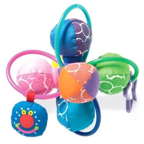 Manhattan Toy: zabawka dla niemowląt Whoozit Grabbitz Ball - Noski Noski