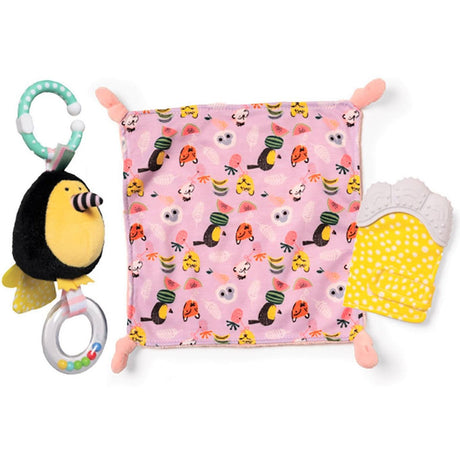 Manhattan Toy: zestaw prezentowy dla niemowlaka Fruity Paws Gift Set - Noski Noski
