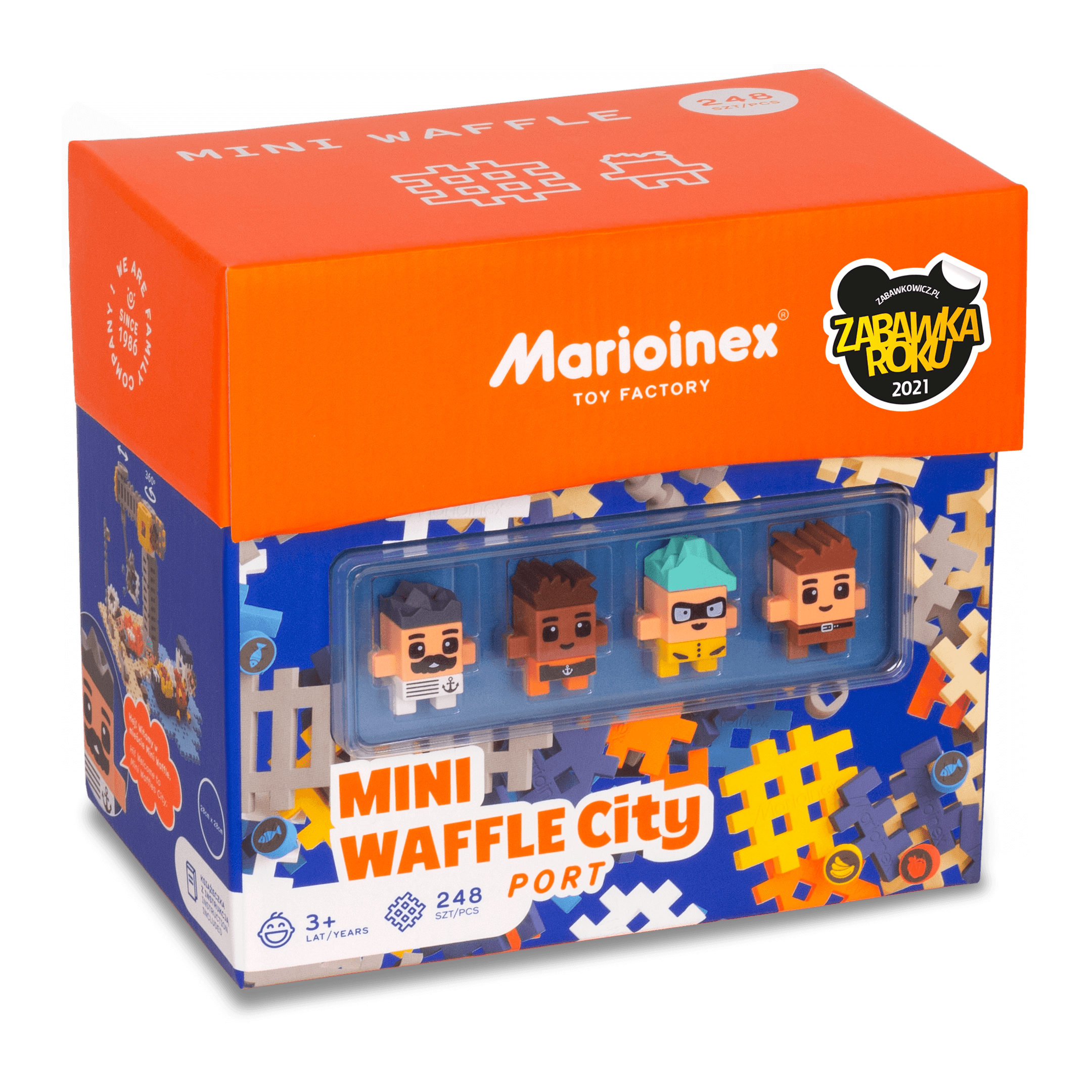 Marioinex: klocki Mini Waffle City Port - Noski Noski