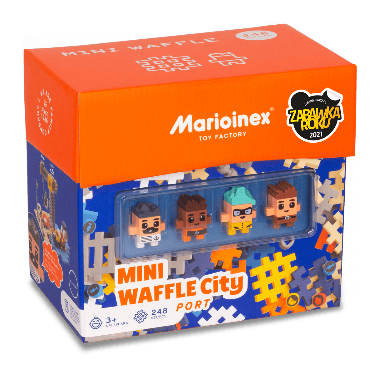 Marioinex: klocki Mini Waffle City Port - Noski Noski