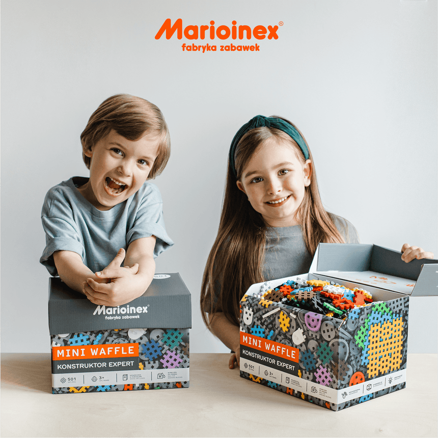 Marioinex: klocki Mini Waffle Konstruktor Expert 501 - Noski Noski