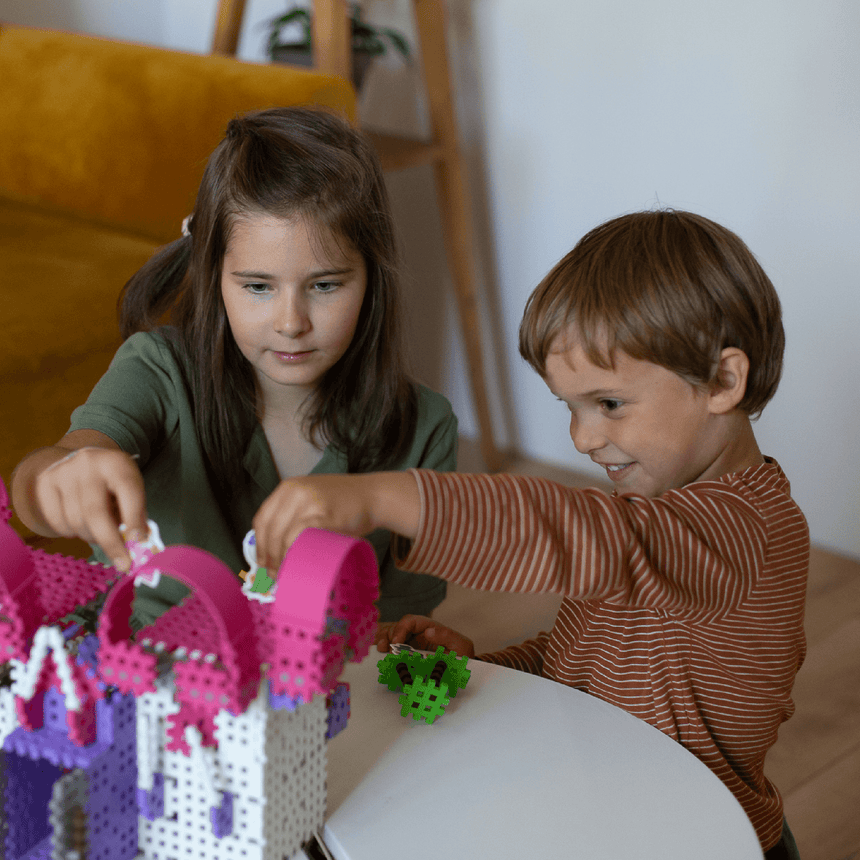 Marioinex: klocki Mini Waffle Księżniczka Zestaw Duży - Noski Noski