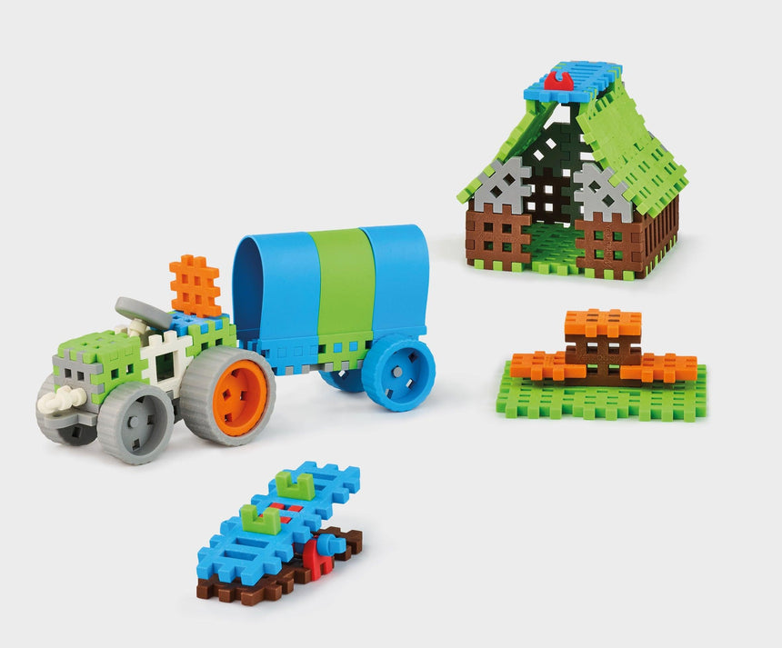 Marioinex: klocki Mini Waffle Rolnik Zestaw Średni - Noski Noski