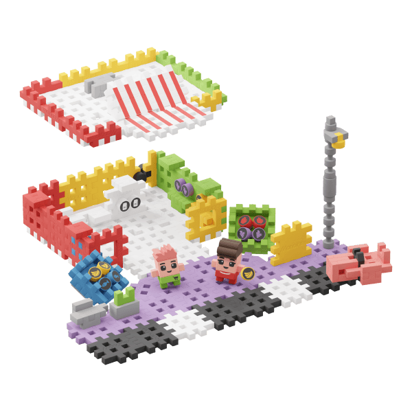 Marioinex: klocki sklep Mini Waffle City Shop - Noski Noski