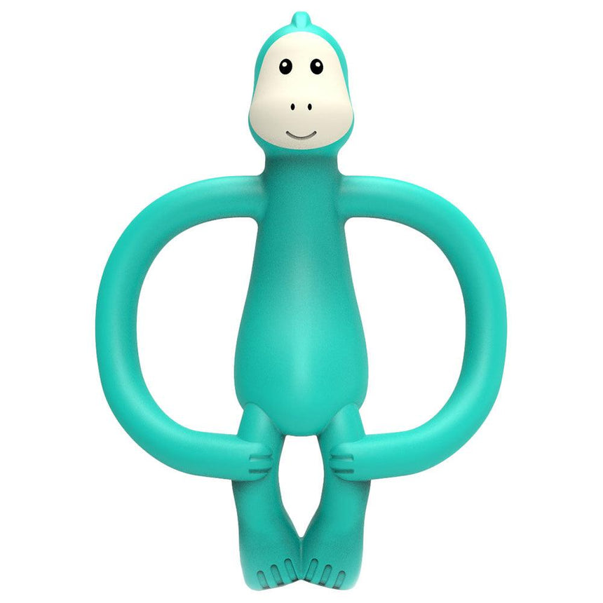 Gryzak dla niemowlaka Matchstick Monkey Dinky Dinosaur, silikonowa szczoteczka, ulga dla dziąseł podczas ząbkowania.