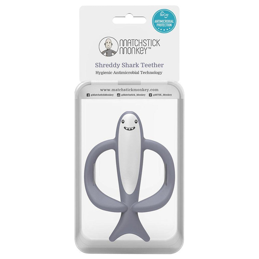 Matchstick Monkey: gryzak dentystyczny Shreddy Shark - Noski Noski
