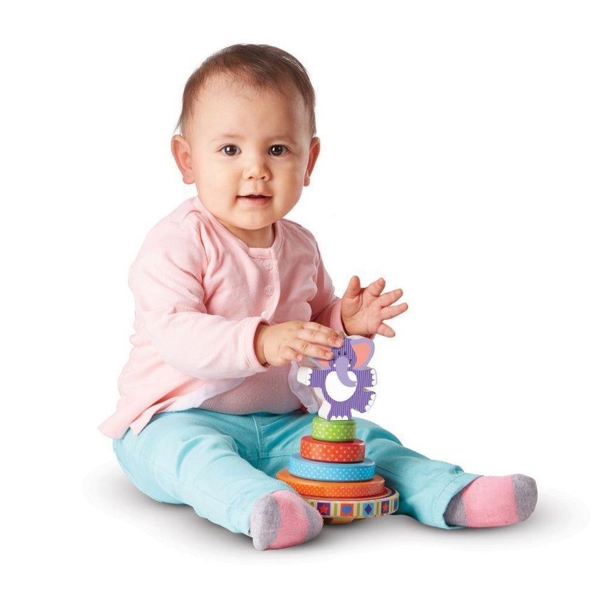Melissa & Doug: balansująca wieża do układania Słonik - Noski Noski