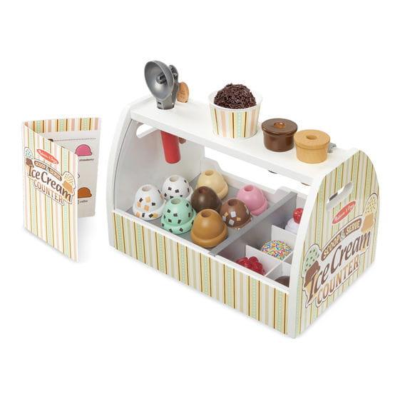 Melissa and Doug: drewniana lodziarnia Scoop & Serve Ice Cream Counter - Noski Noski