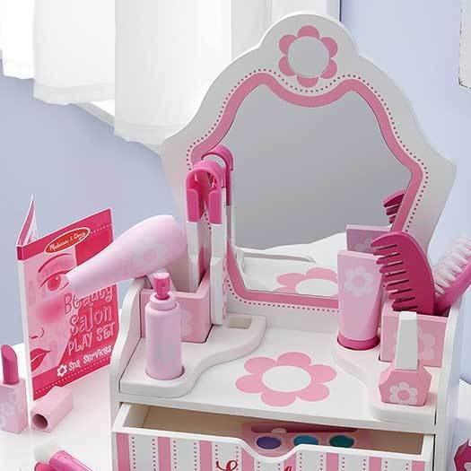 Melissa and Doug: drewniana toaletka Beauty Salon - Noski Noski