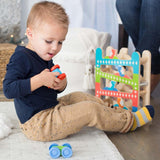Melissa and Doug: drewniana zjeżdżalnia dla autek First Play Ramp Tower - Noski Noski