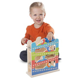 Melissa and Doug: drewniana zjeżdżalnia dla autek First Play Ramp Tower - Noski Noski