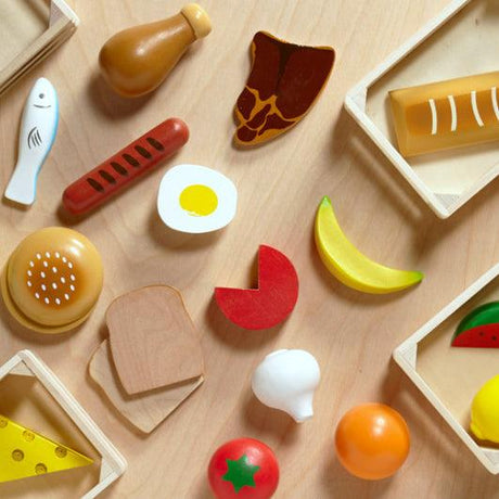 Melissa and Doug: drewniane jedzenie Food Groups - Noski Noski