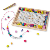 Melissa and Doug: drewniane koraliki litery Alphabet Beads - Noski Noski