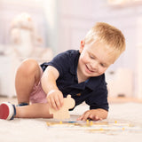 Melissa and Doug: drewniane puzzle z uchwytami Safari Wooden Peg Puzzle - Noski Noski