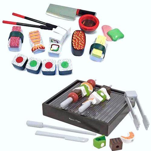 Melissa and Doug: drewniane sushi do krojenia - Noski Noski