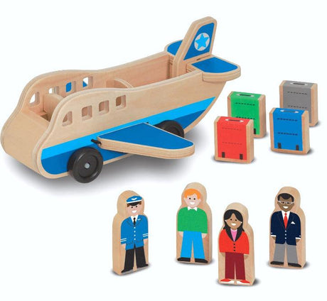Melissa and Doug: drewniany samolot z załogą - Noski Noski
