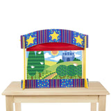 Melissa & Doug: drewniany teatrzyk stołowy Tabletop Puppet Theater - Noski Noski