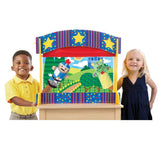 Melissa & Doug: drewniany teatrzyk stołowy Tabletop Puppet Theater - Noski Noski