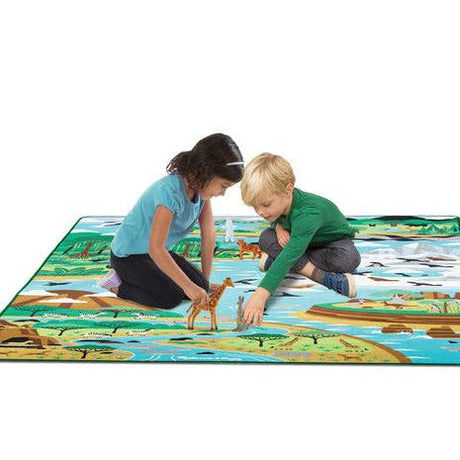Melissa & Doug: dywan ze zwierzętami Jumbo Habitat Rug - Noski Noski